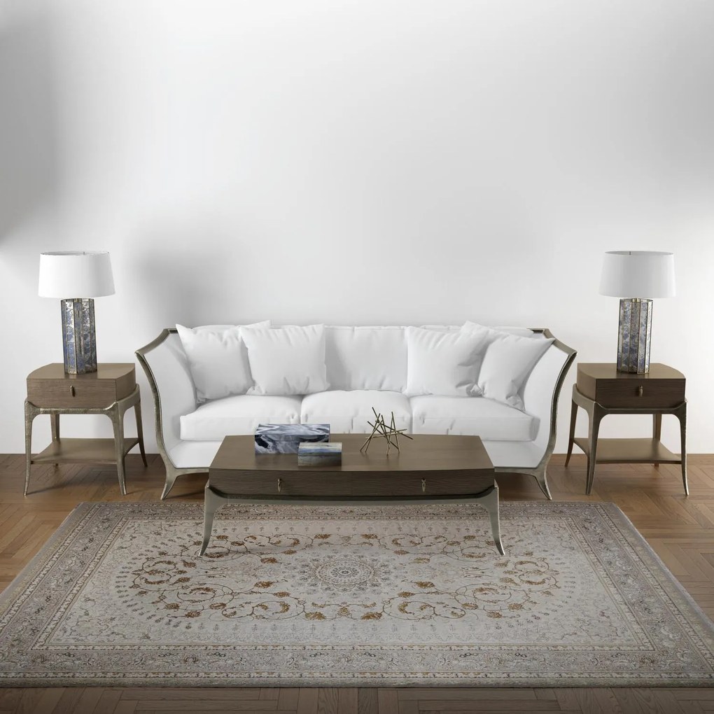 Dywan klasyczny Gold Orient beżowo-złoty 160 cm x 220 cm