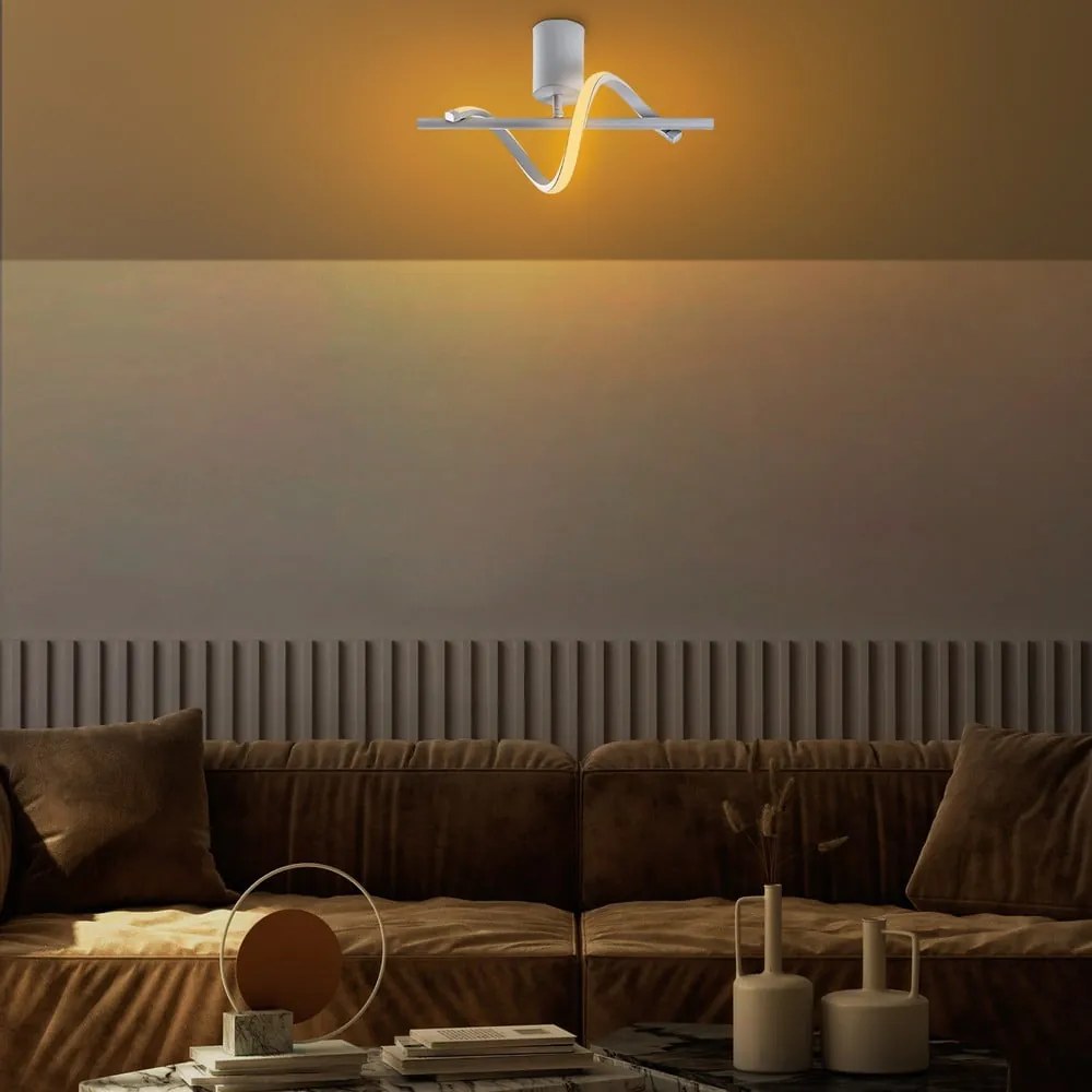Szara lampa sufitowa LED ø 7 cm Likma – Opviq lights