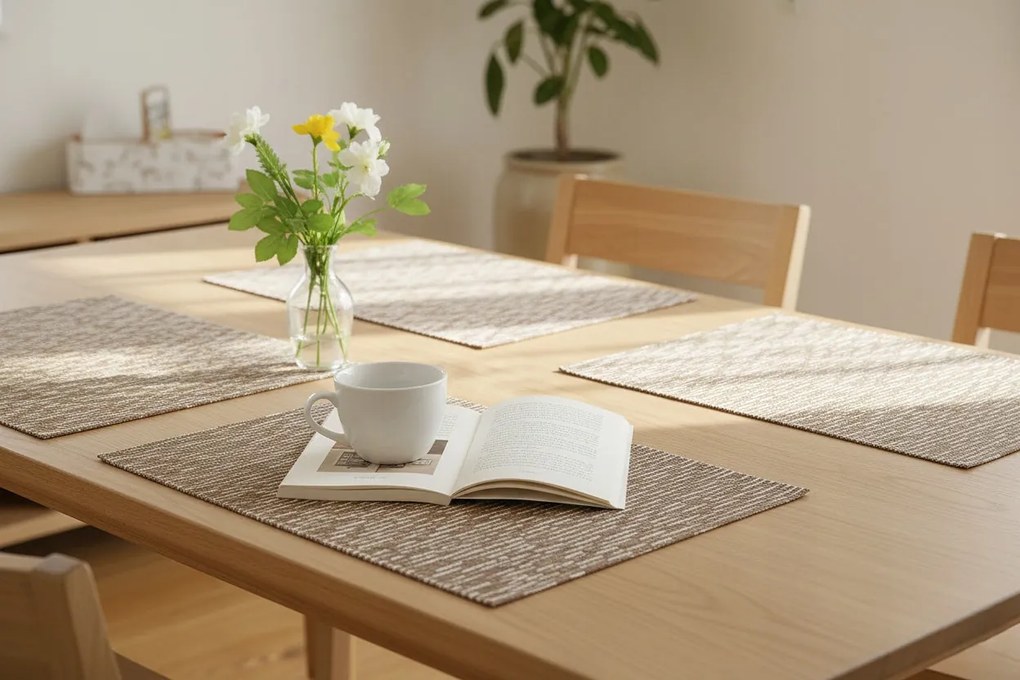 Podkładka pod Talerz Złota w Paski Stripe Mata na Stół 33x45 cm dekoracyjna