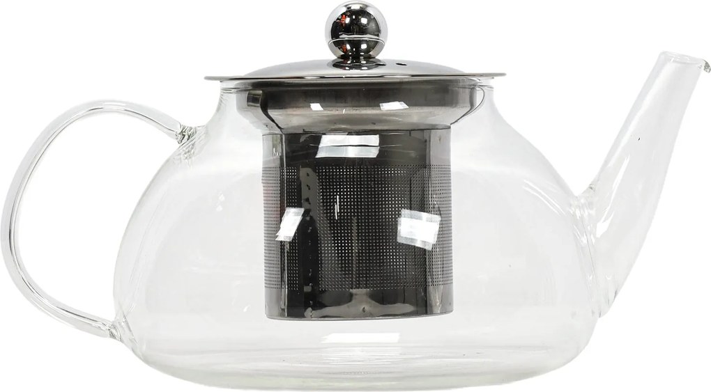 Szklany dzbanek, zaparzacz do herbaty - 850 ml