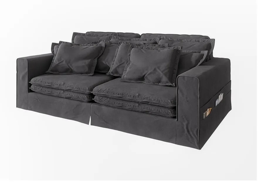 Antracytowa sofa 236 cm Nora – Ropez