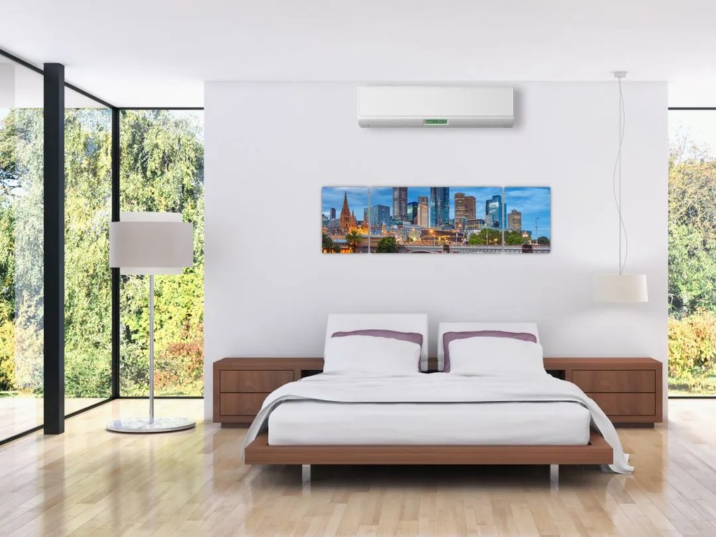 Obraz miasta Melbourne (170x50 cm)