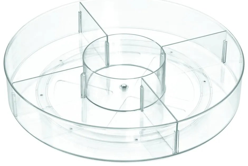 Okrągły przezroczysty pojemnik iDesign The Home Edit, ⌀ 45,7 cm