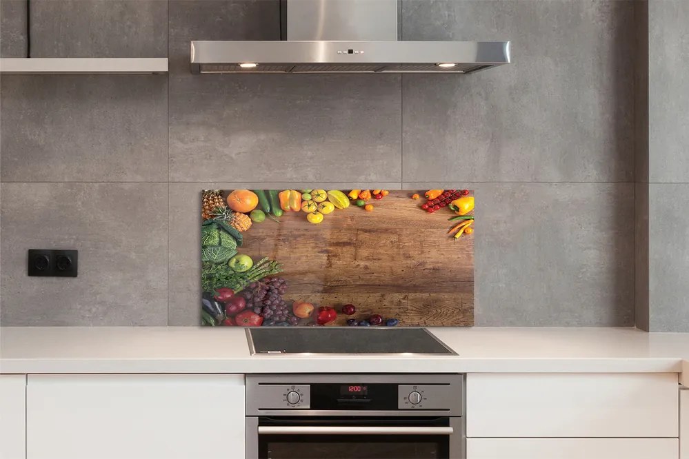 Panel nad Blat Kuchenny Kompozycja Szparagów i Owoców