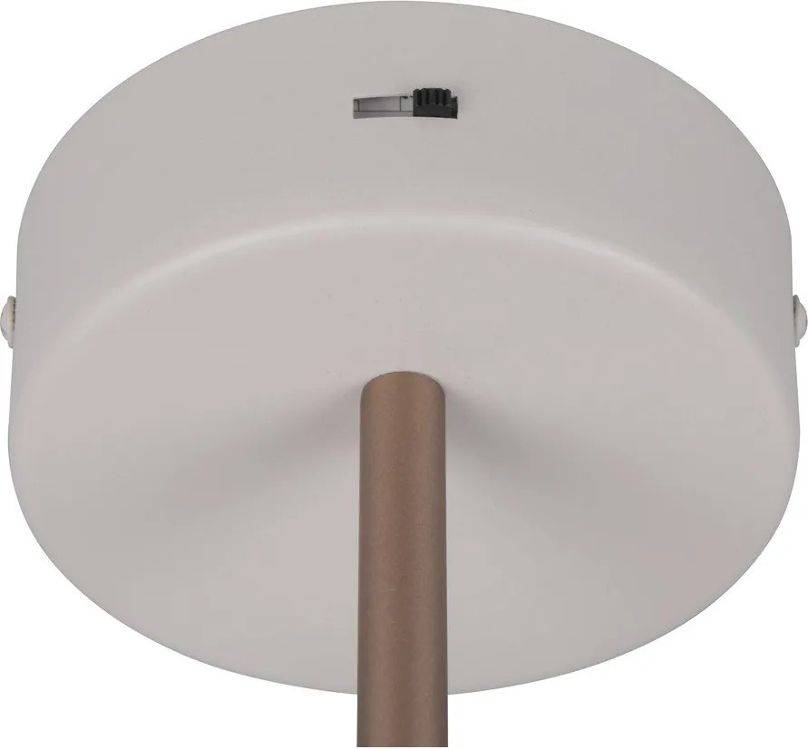 Kinkiet LED z elastyczną konstrukcją/ze ściemniaczem w kolorze kości słoniowej ø 20 cm Keaton – Trio