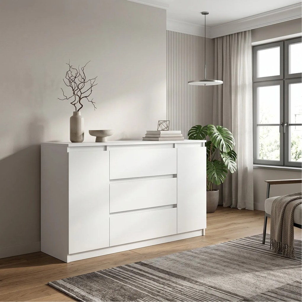 Komoda NUDO 120 cm do Salonu Sypialni Biały