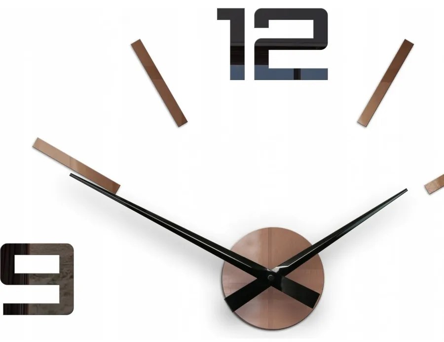 Zegar ścienny naklejany duży nowoczesny akrylowy na ścianę do kuchni salonu