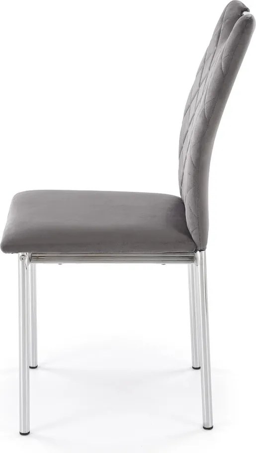 Pikowane krzesło z rączką do przenoszenia K578 Halmar