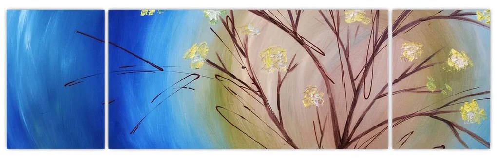 Obraz - Drzewo zakrywające słońce (170x50 cm)