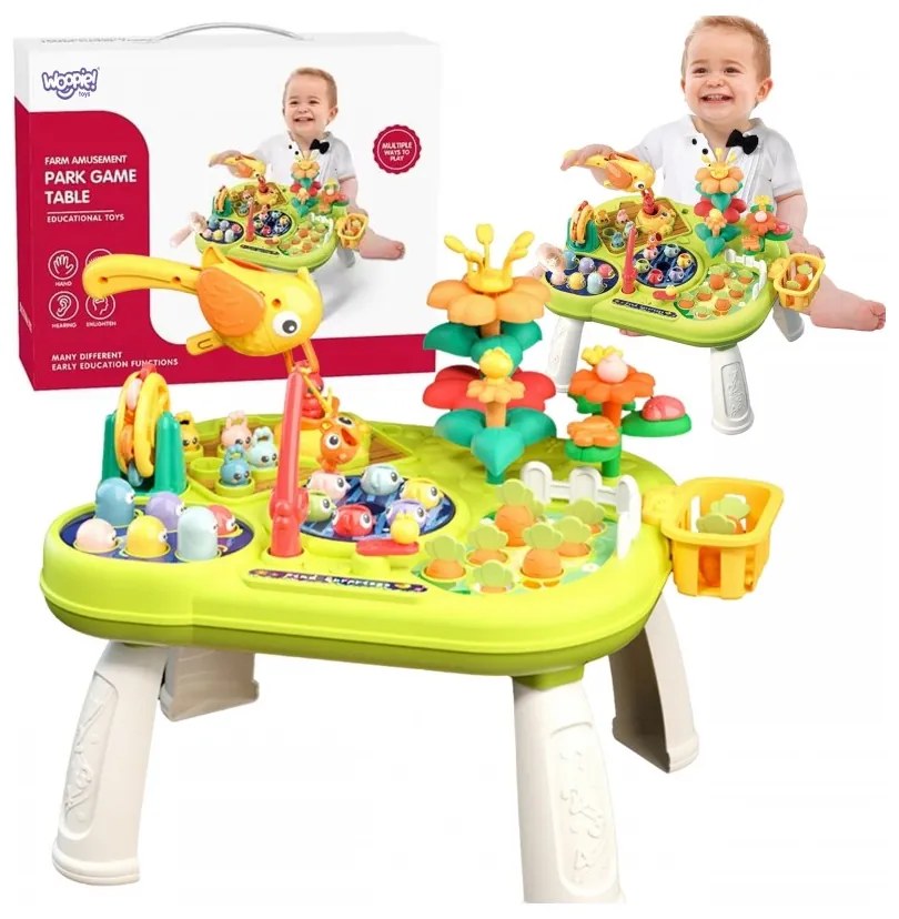 Woopie baby interaktywny multistolik edukacyjny 8w1 montessori