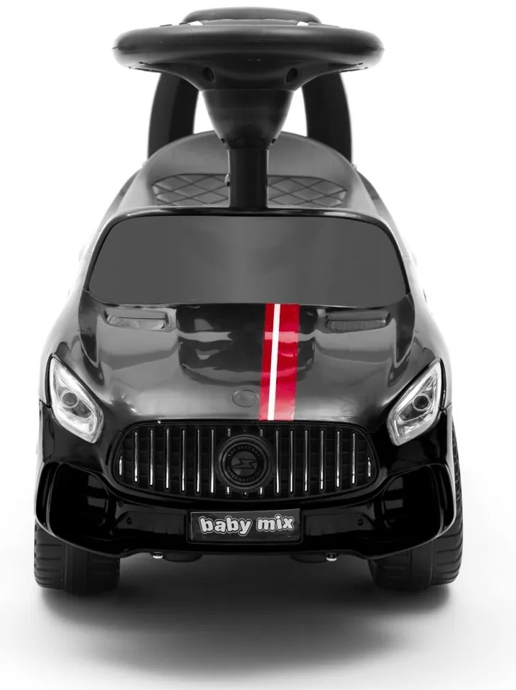 Baby Mix odpychacz dla dzieci z dźwiękiem Racer, czarny