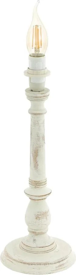 Eglo 33055 - Lampa stołowa 1xE14/40W/230V biała/patyna