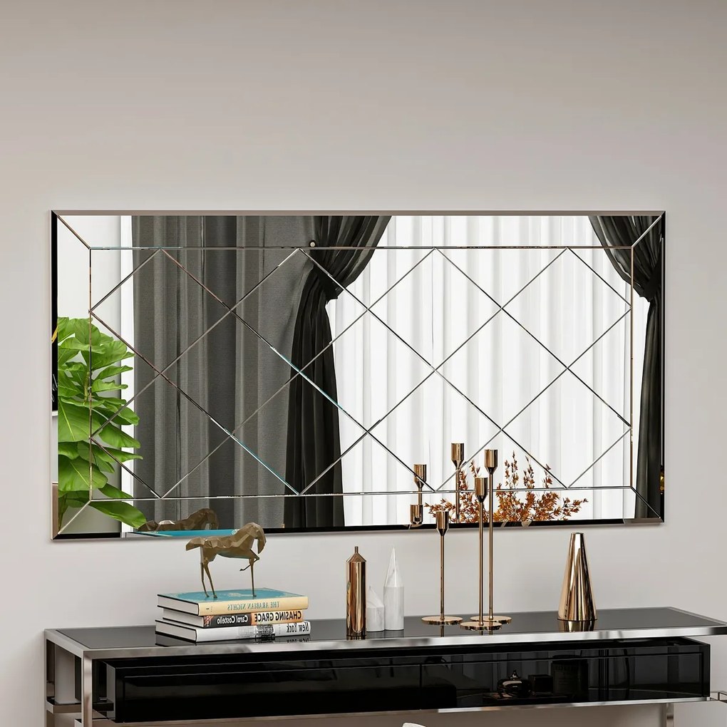 Lustro Pauli White 60 x 120 cm