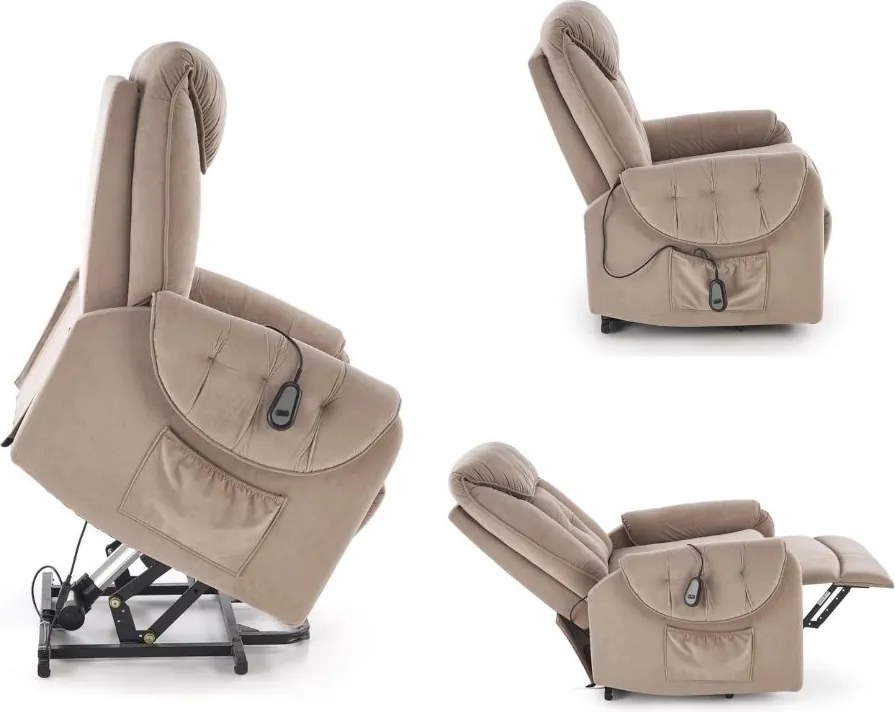 Elektrycznie rozkładany fotel wspomagający wstawanie Horton Halmar