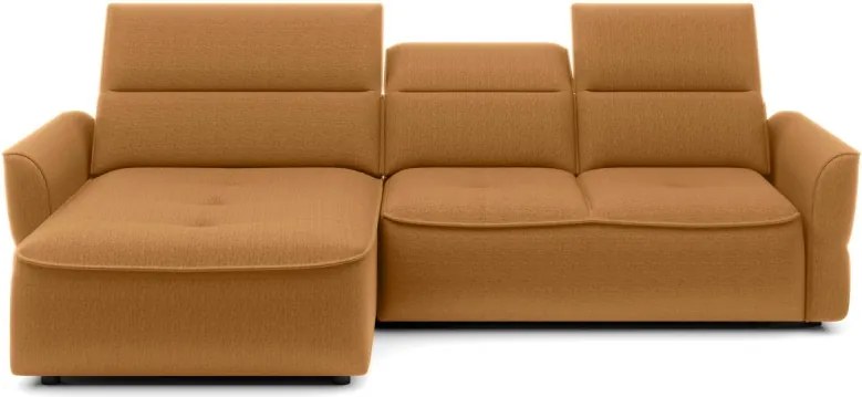 Narożnik MURILLO S Mini z elektryczną regulacją siedziska Lewostronny w tkaninie VOGUE 09 WERSAL