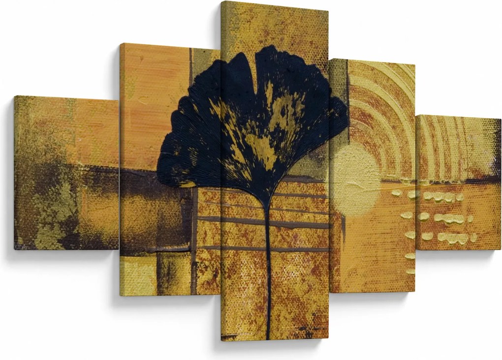 Obraz - Liść miłorzębu (125x70 cm)