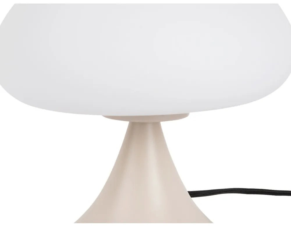 Szara lampa stołowa (wysokość 21 cm) Hongo – Leitmotiv