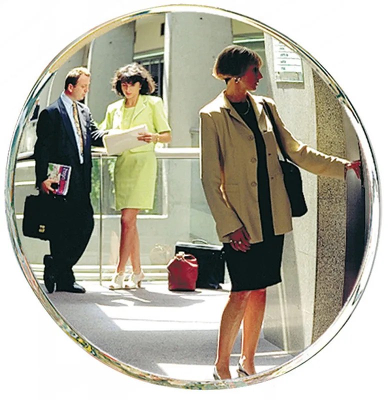 Okrągłe nietłukące lustro inwigilacyjne, średnica 400 mm