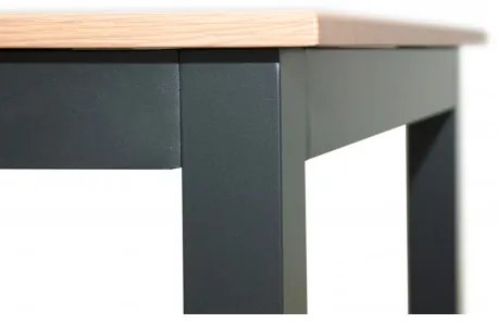 EXPERT WOOD antracyt - ogrodowy stół gastronomiczny aluminiowy 90 x 90 x 110cm