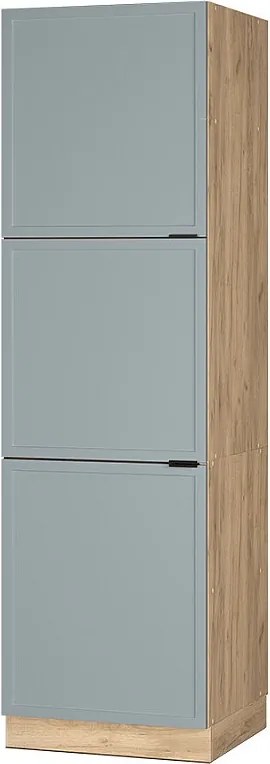 Szafka kuchenna jasnoniebiesko-szary 60x58x206.8 fame-line