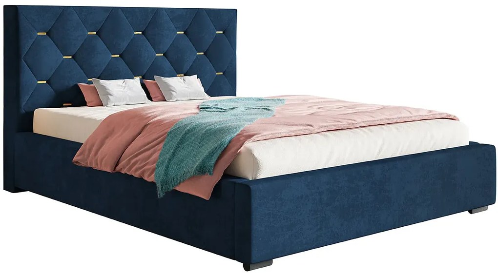 Łóżko dwuosobowe ze stelażem 160x200 D8-H88