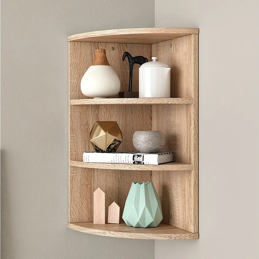 Półka narożna sonoma 30x30x60 ecki