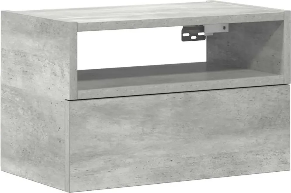 Szafka nocna minimalistyczna szary beton G0-Z30