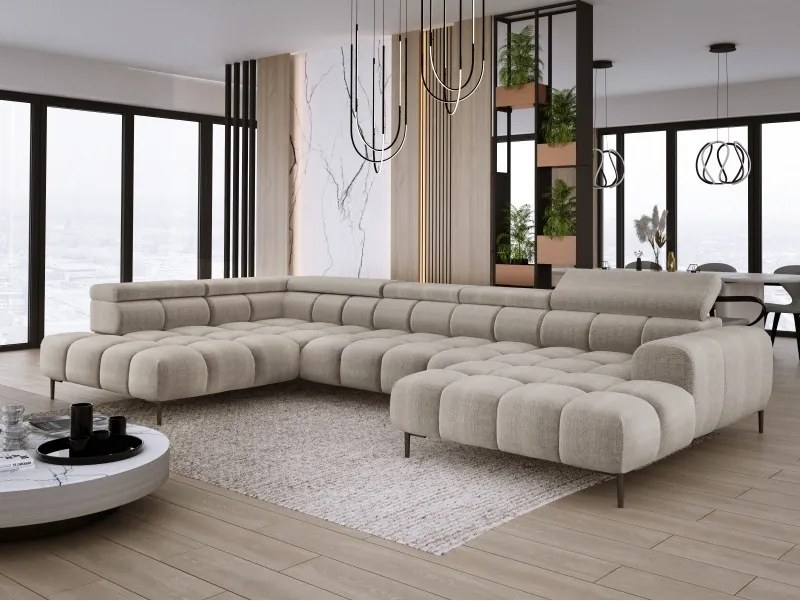 Narożnik PLAZA XL z elektryczną regulacją siedziska WERSAL