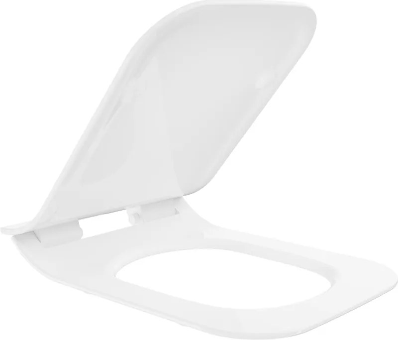 Mexen deska wolnoopadająca slim, duroplast, biała połysk - 39080100