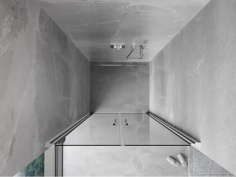 Mexen Mist drzwi prysznicowe uchylne 95 cm, transparent, chrom - 8A7-095-000-01-00