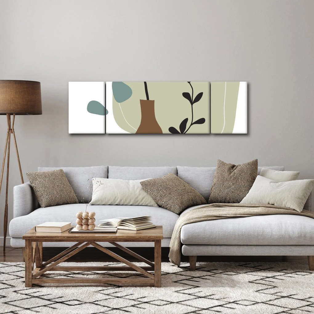 Obraz - Kwiaty w wazonie N⁰2 (170x50 cm)