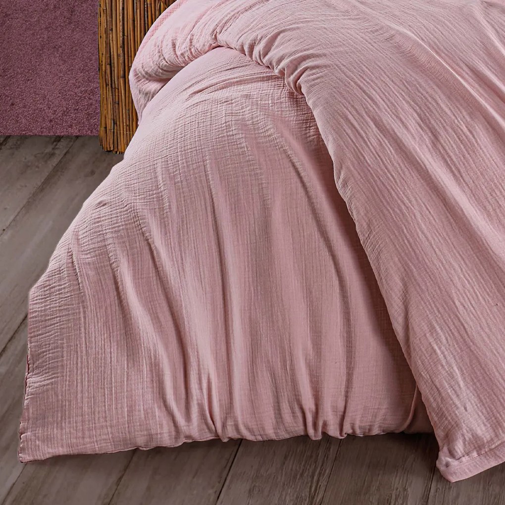 4Home Pościel muślinowa Rosa, 135 x 200 cm, 80 x 80 cm