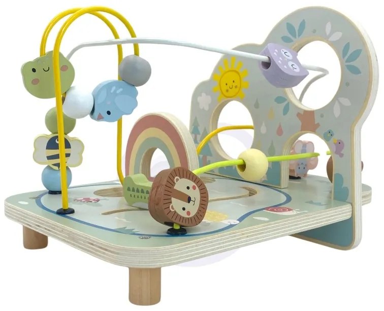 Tooky toy drewniana pętla motoryczna leśny labirynt