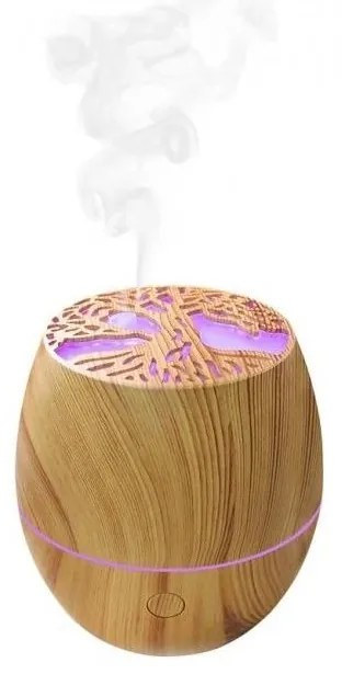 Winner Group - LED RGB ultradźwiękowy dyfuzor zapachowy i nawilżacz powietrza 120 ml