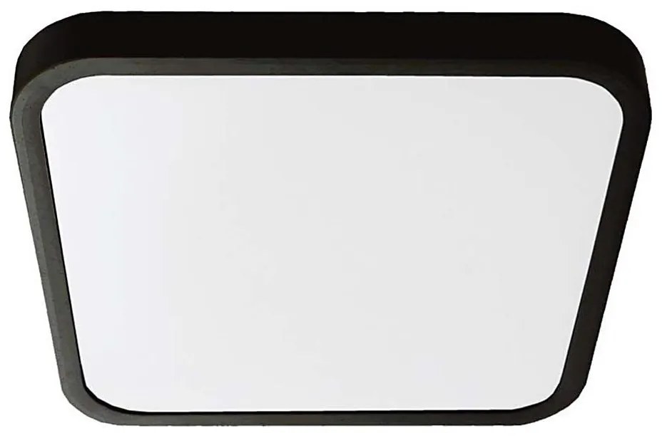 LED Plafon łazienkowy LED/18W/230V 4000K IP44 25x25 cm czarny