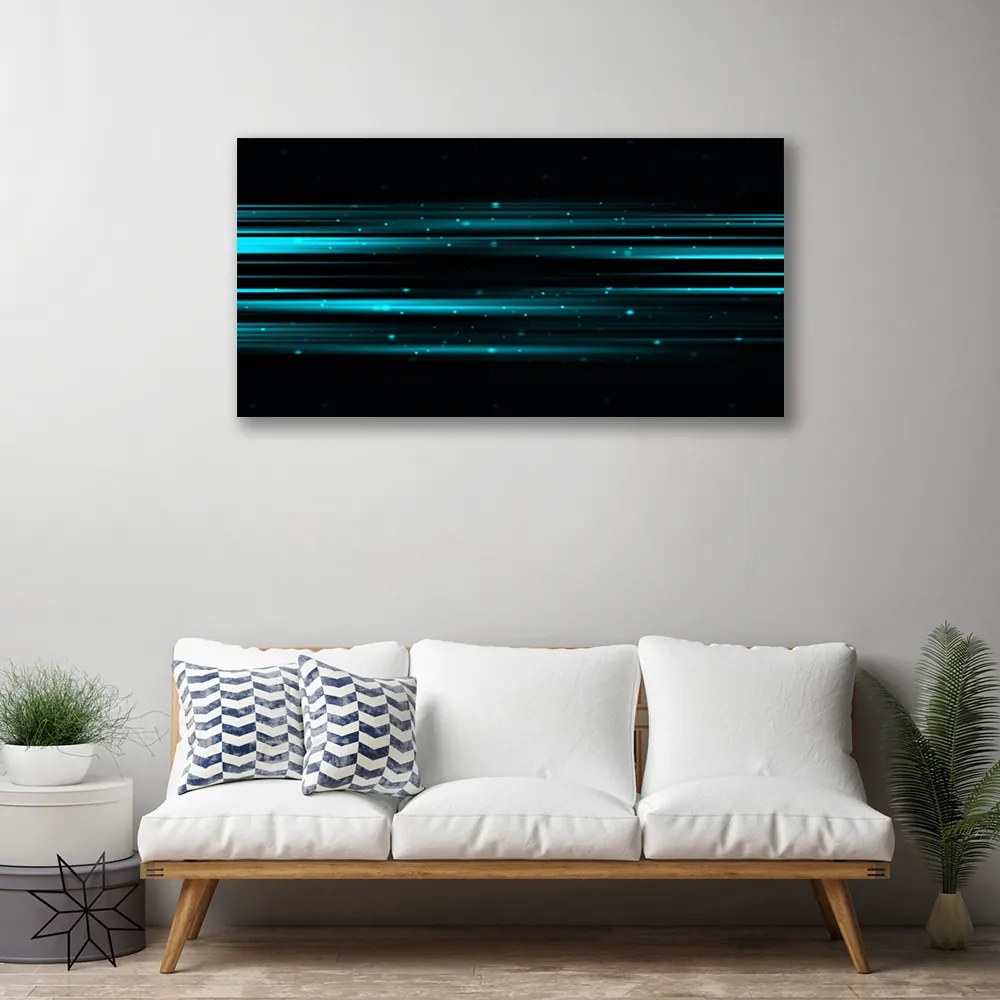 Obraz drukowany na płótnie Fluidyczna Forma Przestrzenna