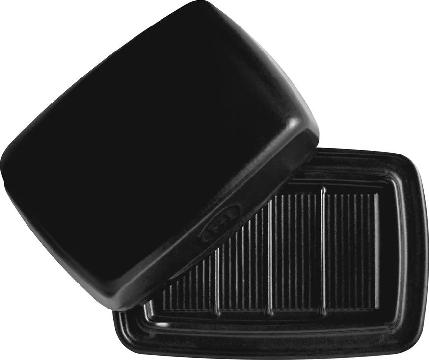 Czarna maselniczka ceramiczna – Emile Henry