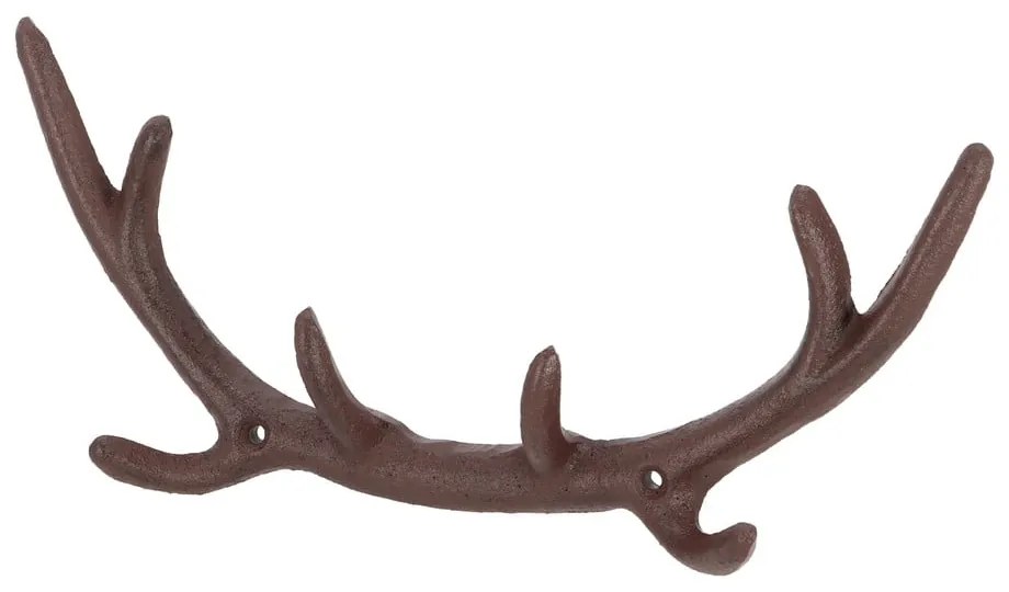 Brązowy metalowy wieszak ścienny Antlers – Esschert Design