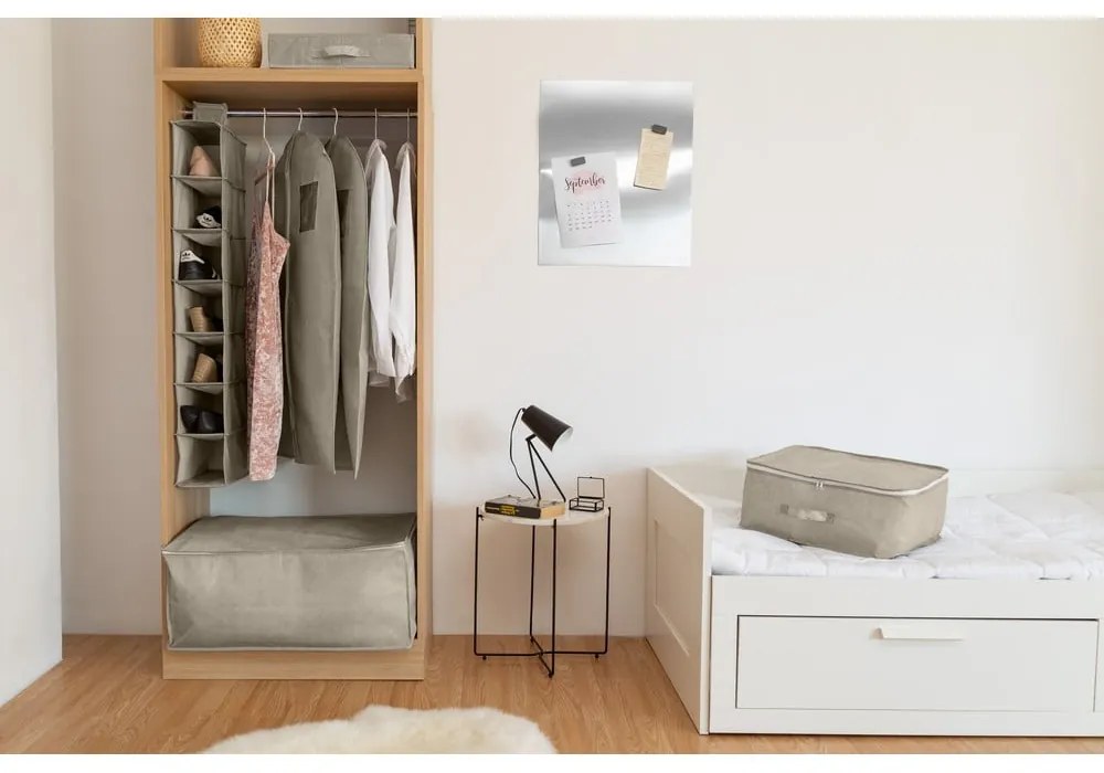 Wiszący tekstylny organizer do szafy Nancy – Compactor