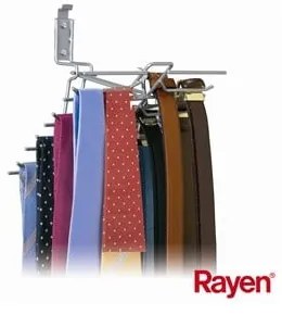 Metalowy wieszak na paski i krawaty – Rayen