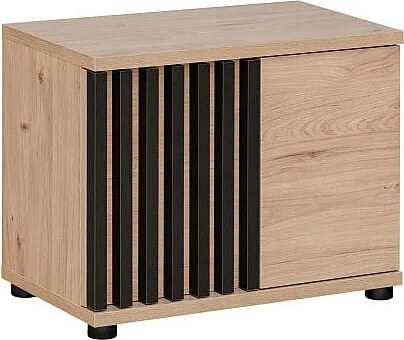 Szafka na buty PEDRO hickory jackson/czarna