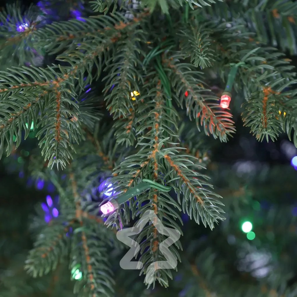 Świerk naturalny 550 LED 210 cm