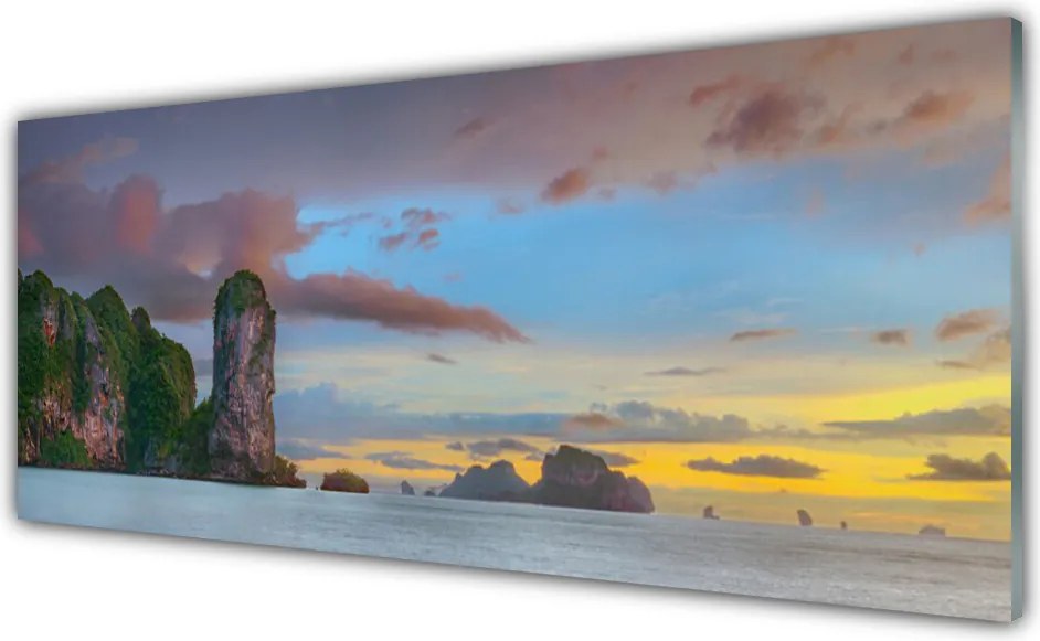 Panel Szklany Szczyty Gór nad Zatoką