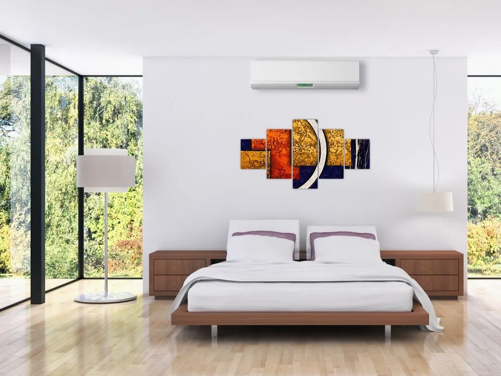 Obraz abstrakcji (125x70 cm)