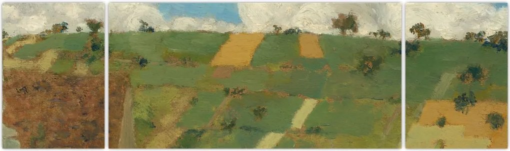 Obraz - Edouard Vuillard, Landscape of the Ile de France, reprodukcje (170x50 cm)