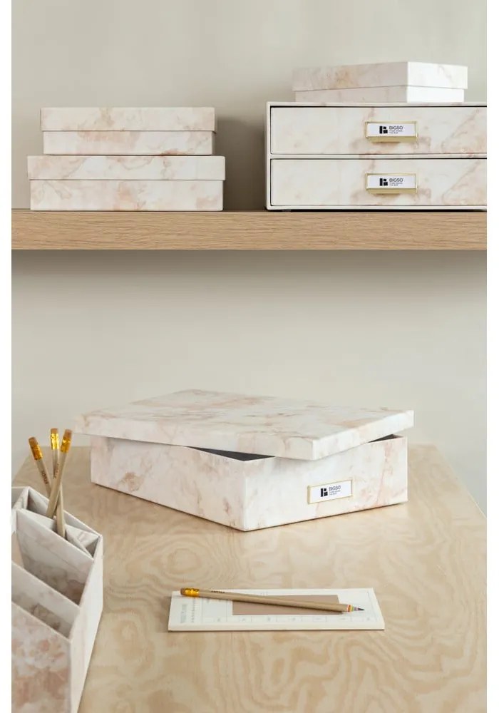 Kartonowy organizer na dokumenty Oskar Paper Laminate – Bigso