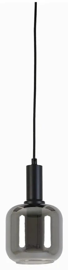 Szara lampa sufitowa z szklanym kloszem ø 21 cm Lekar – Light & Living