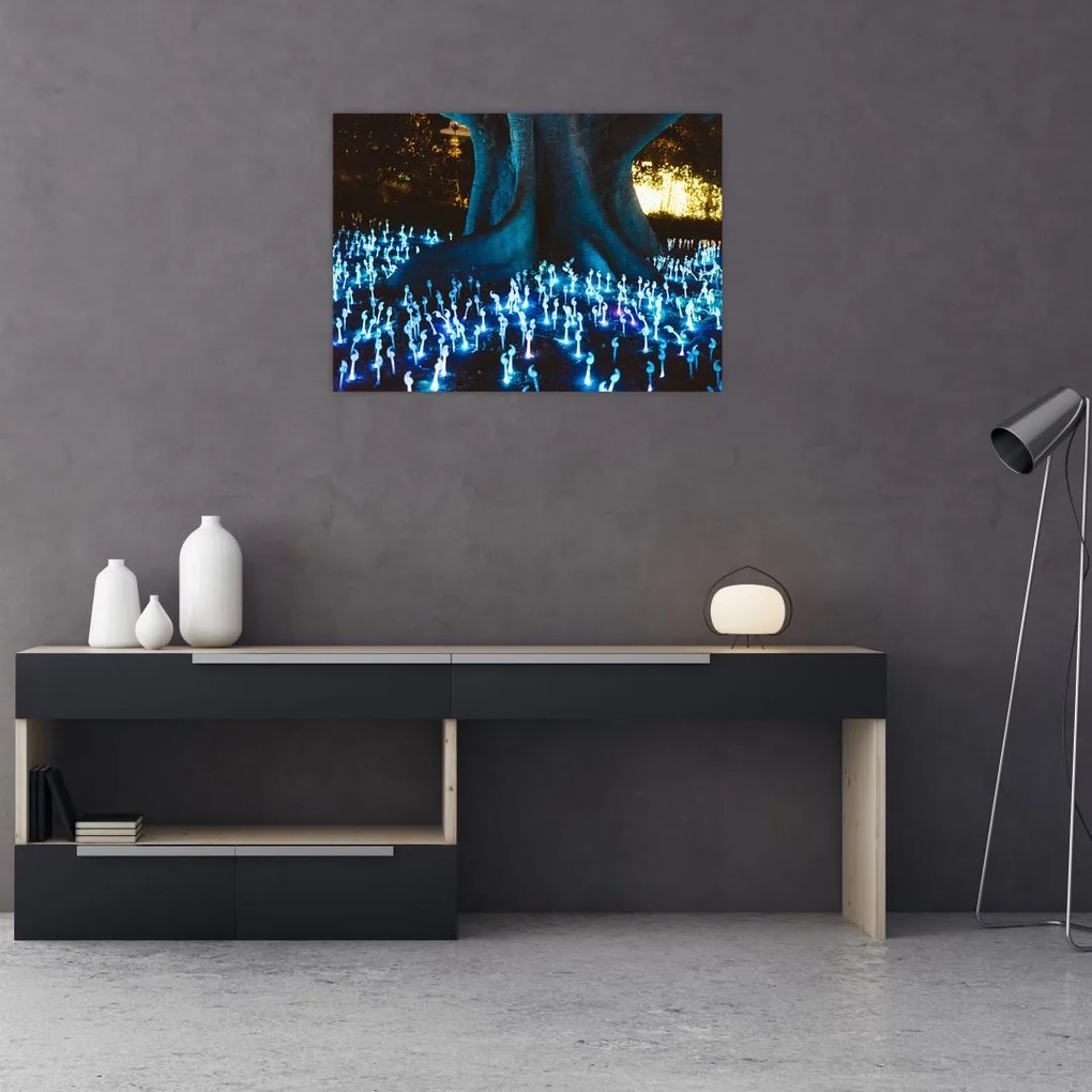 Obraz na szkle - Magiczne drzewo (70x50 cm)