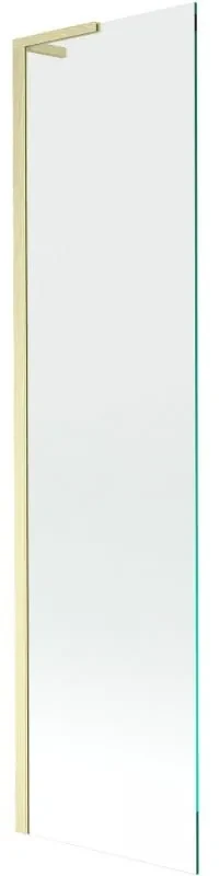 Mexen Next L parawan nawannowy 1-skrzydłowy 50 x 150 cm, transparent, złoty szczotkowany - 895-050-000-03-00-55