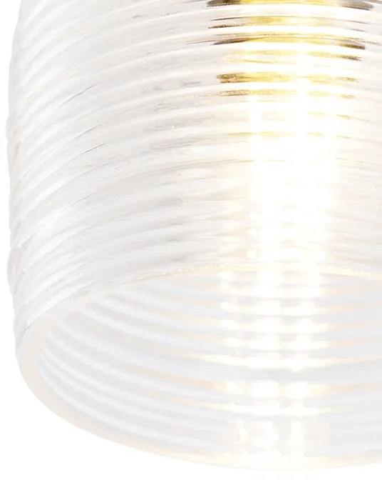 Lampa sufitowa w stylu art deco czarna - Michi ArtDeco Oswietlenie wewnetrzne